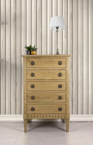 Commode 5 tiroirs Yvan réalisée en Chêne de style Directoire