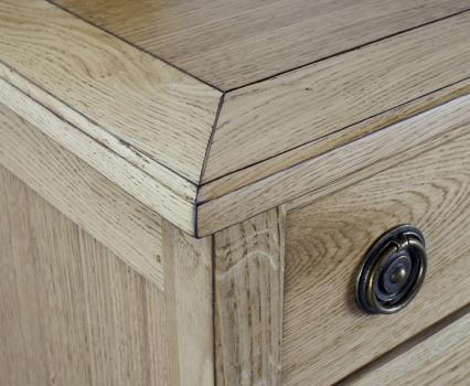 Commode 5 tiroirs Yvan réalisée en Chêne de style Directoire