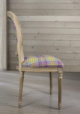 Chaise Simon réalisée en Chêne Massif de style Louis XVI Finition Chêne Brossé BONNE AFFAIRE SEULEMENT 3 DISPONIBLES