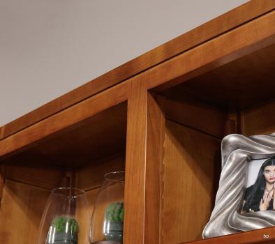 Bibliothéque Sylvia de ligne contemporaine réalisée en Chêne Massif  - 2 modules 