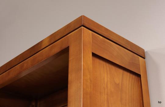 Bibliothéque Sylvia de ligne contemporaine réalisée en Chêne Massif  - 2 modules 