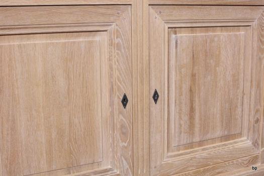 Buffet 3 portes 3 tiroirs Valentin, réalisé en Chêne massif de style Directoire 