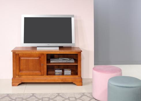 Meuble TV Laure 16/9eme réalisé en Chêne de style Louis Philippe 