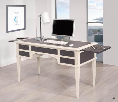 Bureau Ministre Mathilde réalisée en Chêne Massif de style Directoire Bi-color