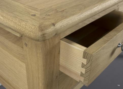Bureau Ministre Léo en Chêne Massif de style Louis Philippe Finition Chêne Brossé