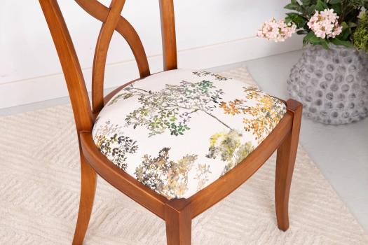 Chaise Sébastien réalisée en Chêne Massif de style Louis Philippe BOSQUE N°10