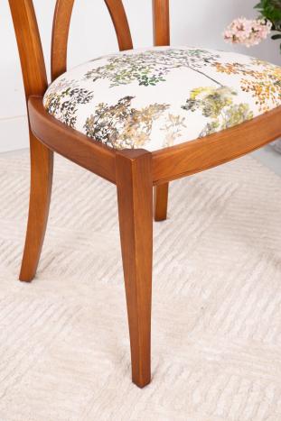 Chaise Sébastien réalisée en Chêne Massif de style Louis Philippe BOSQUE N°10