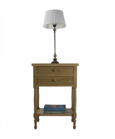Table de d'appoint Jean-Lou réalisée en Chêne de style Louis Philippe