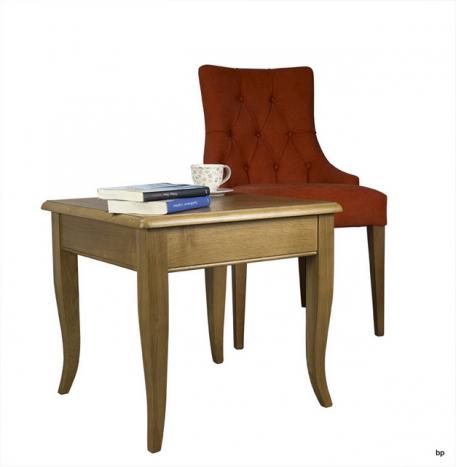 Bout de canapé Jean réalisé en Chêne de style Directoire
