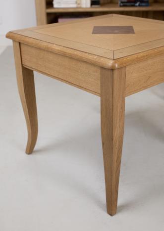Bout de canapé Jean réalisé en Chêne de style Directoire