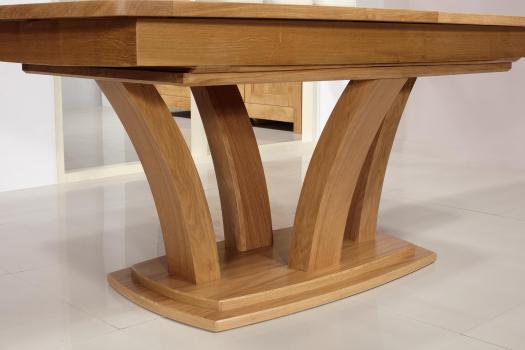 Table de repas Contemporaine 180x110 réalisée en Chêne massif avec céramique 