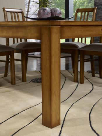 Table de salle à manger 120*120 CONTEMPORAINE réalisée en Chêne 