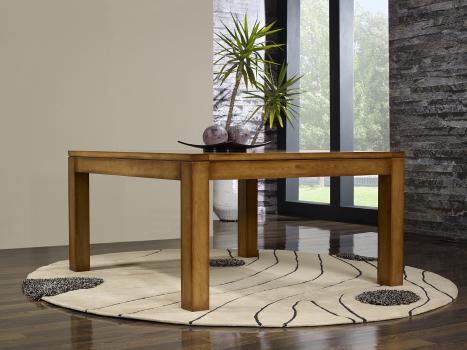 Table de salle à manger 120*120 CONTEMPORAINE réalisée en Chêne 
