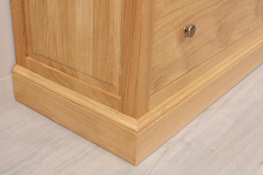 Commode 5 tiroirs Damien réalisé en Chêne Massif de style Campagnard SEULEMENT 1 DISPONIBLE (cette commode ne sera plus fabriquée)