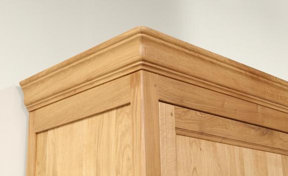 Armoire ou Bonnetière 1 porte Amaury réalisé en Chêne Massif de style Campagnard