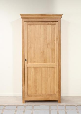 Armoire ou Bonnetière 1 porte Amaury réalisé en Chêne Massif de style Campagnard