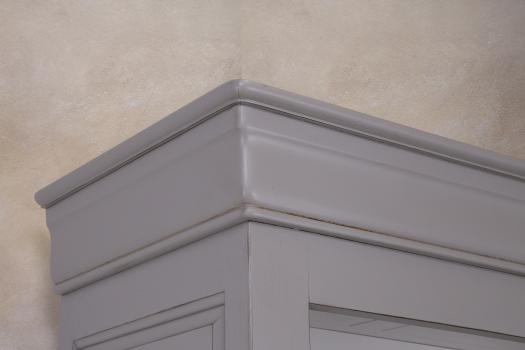Bibliothèque Thiago réalisée en chêne massif de style Louis Philippe 4 étagères