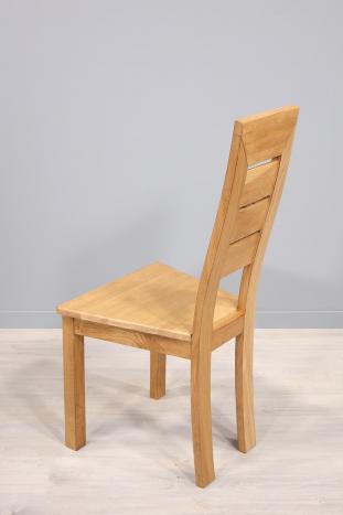 Chaise Mathis réalisé en Chêne Massif Ligne contemporaine Assise chêne