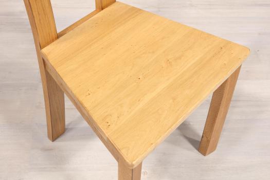 Chaise Mathis réalisé en Chêne Massif Ligne contemporaine Assise chêne