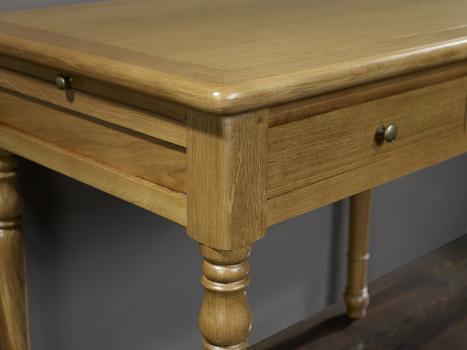 Table à écrire Jean-Manuel réalisée en Chêne de style Louis Philippe