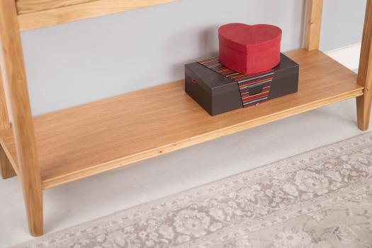 Console 3 tiroirs Evan réalisée en chêne de style Contemporain Seulement 1 disponible