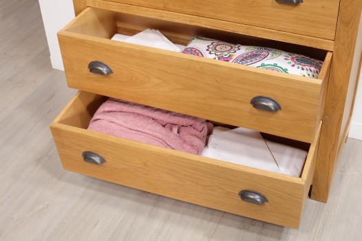 Commode 3 tiroirs Patrice, réalisée en Chêne Massif de stytle Campagnard SEULEMENT 1 DISPONIBLE