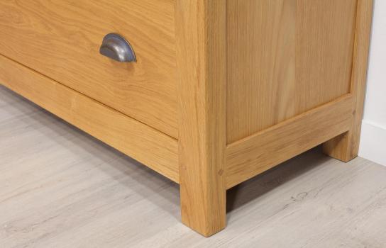 Commode 3 tiroirs Patrice, réalisée en Chêne Massif de stytle Campagnard SEULEMENT 1 DISPONIBLE