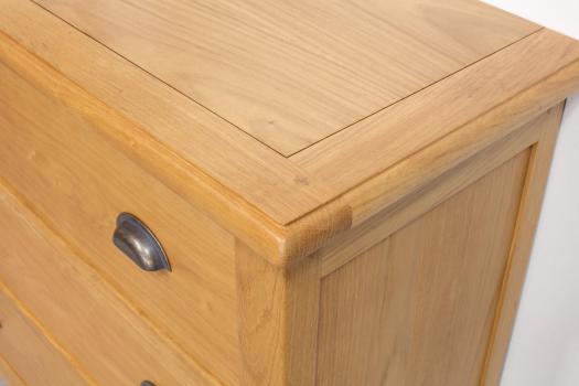 Commode 3 tiroirs Patrice, réalisée en Chêne Massif de stytle Campagnard SEULEMENT 1 DISPONIBLE