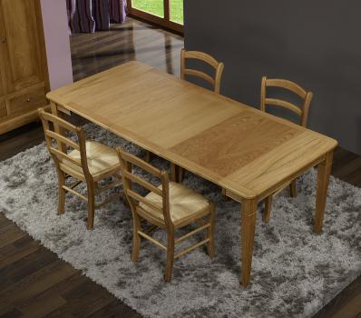 Console ou table Extensible réalisée en Chêne de style Louis Philippe
