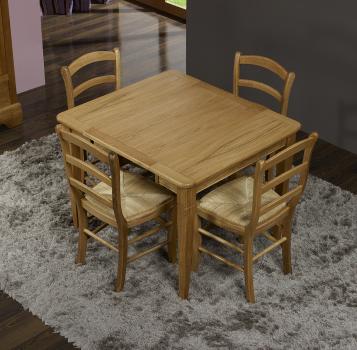Console ou table Extensible réalisée en Chêne de style Louis Philippe