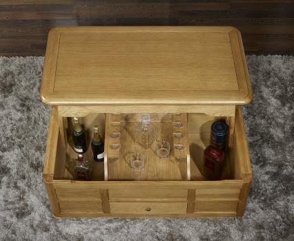 Table Bar Aurélien réalisée en Chêne de style Louis Philippe