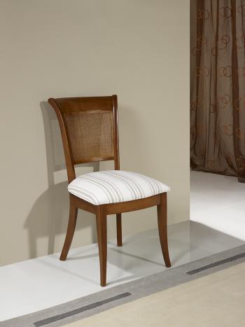 Chaise Ambre réalisée en Merisier de style Louis Philippe