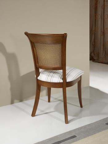 Chaise Ambre réalisée en Merisier de style Louis Philippe
