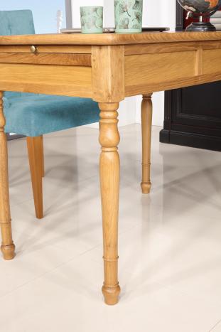 Table à écrire Jean-Manuel réalisée en Chêne de style Louis Philippe