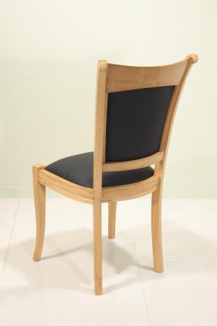Chaise Benjamin en chêne massif de style Louis Philippe 