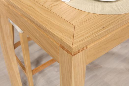 Table Mange Debout Théo 120x70 réalisée en Chêne Ligne Contemporaine Finition Chêne traditionnelle