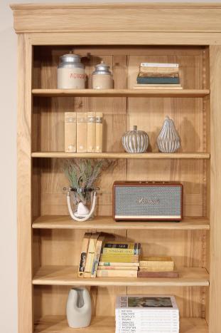 Bibliothèque Simon réalisée en Chêne massif de style Louis Philippe Longueur 200 cm 