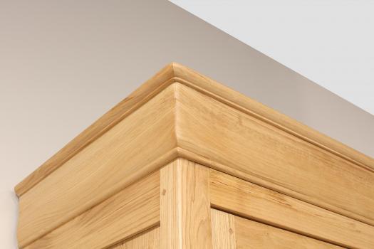 Armoire 2 portes Stéphane réalisée en Chêne Massif de style Louis Philippe