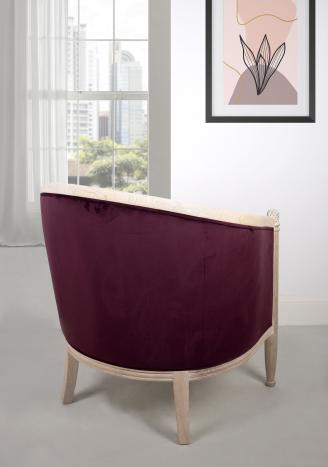 Fauteuil Cabriolet Mathieu réalisé en Chêne Massif de style Louis Philippe