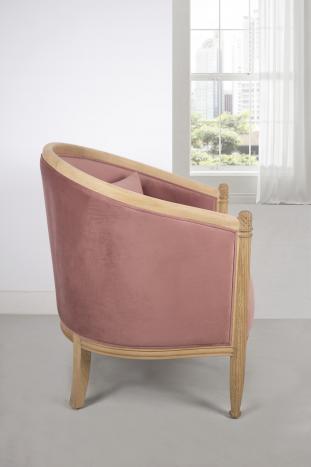 Fauteuil Cabriolet Mathieu réalisé en Chêne Massif de style Louis Philippe