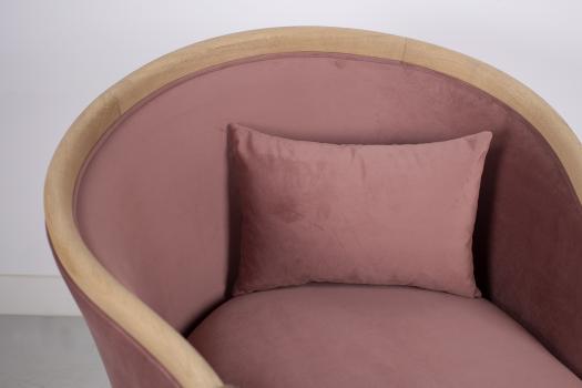 Fauteuil Cabriolet Mathieu réalisé en Chêne Massif de style Louis Philippe