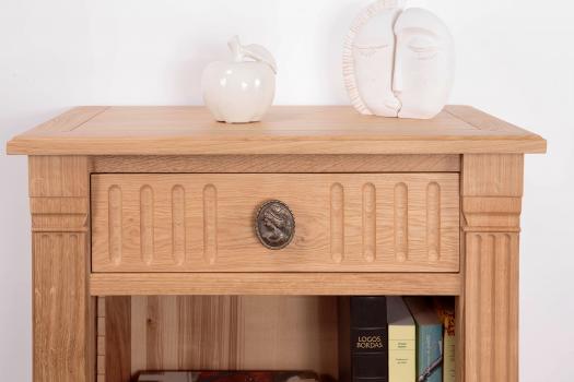 Meuble d'appoint Jacob réalisé en Chêne de style directoire Finition Chêne Naturel